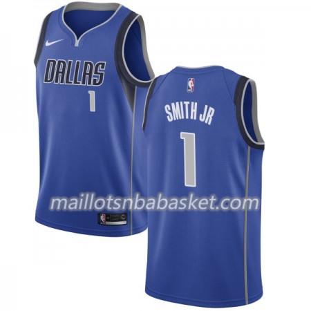 Maillot Homme Dallas Mavericks Dennis Smith Jr 1 Nike 2017-18 Royal Swingman